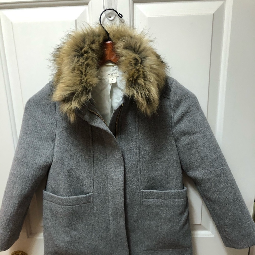 CrewCuts Girls wool peacoat
